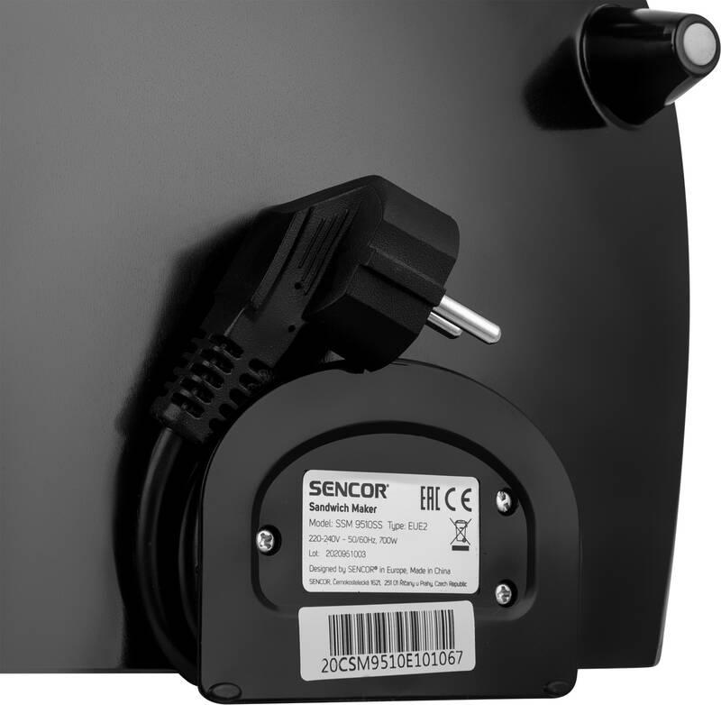 Sendvičovač Sencor SSM 9410SS