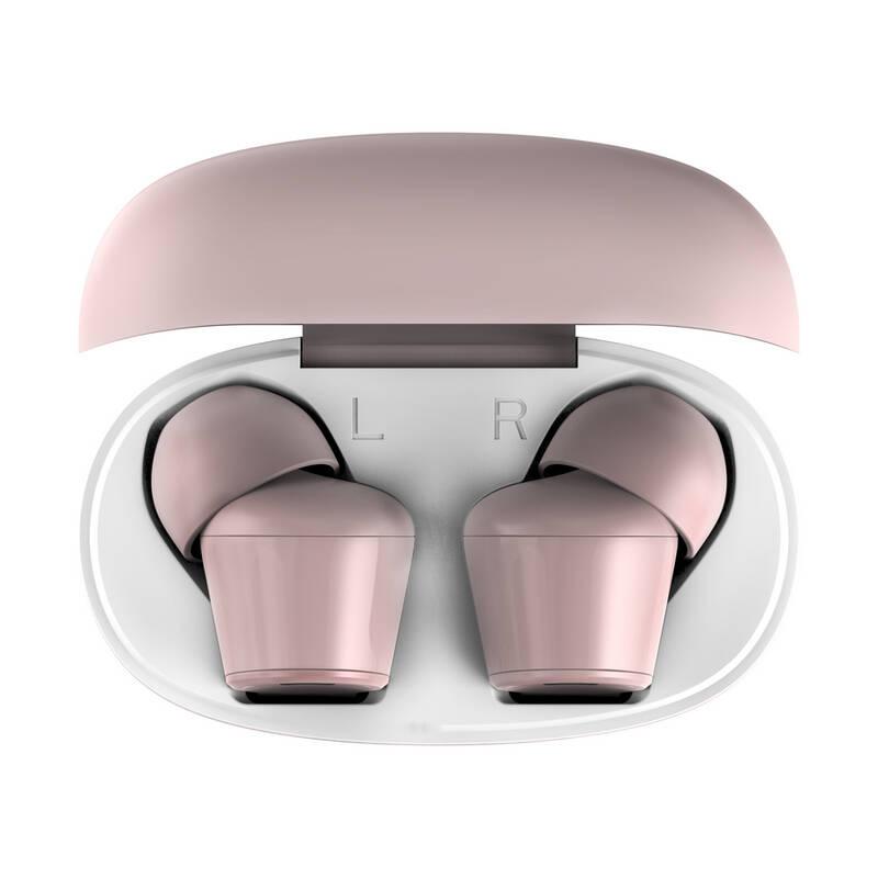 Sluchátka Intezze Ego BassFix růžová