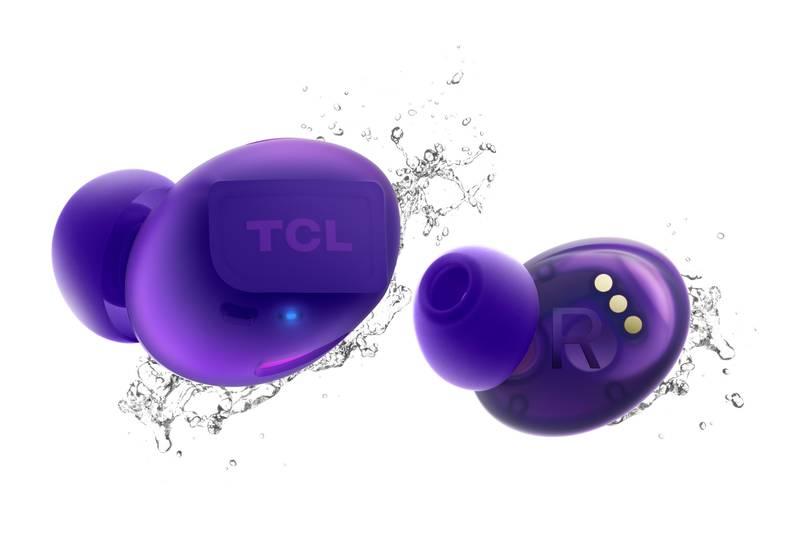 Sluchátka TCL SOCL500TWS fialová