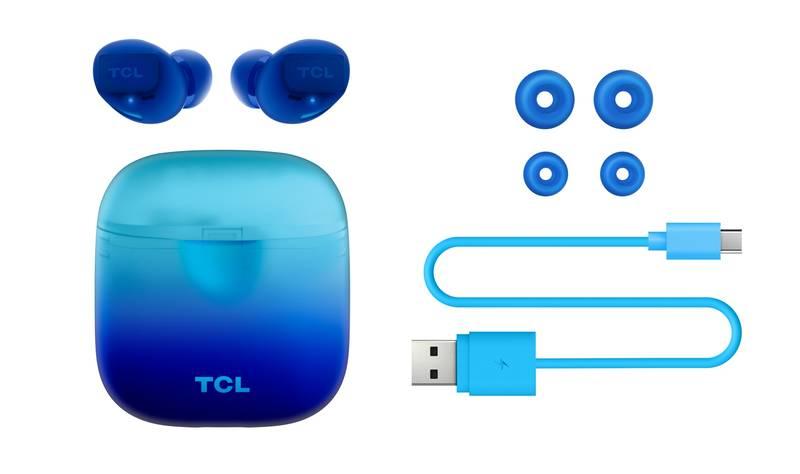 Sluchátka TCL SOCL500TWS modrá, Sluchátka, TCL, SOCL500TWS, modrá