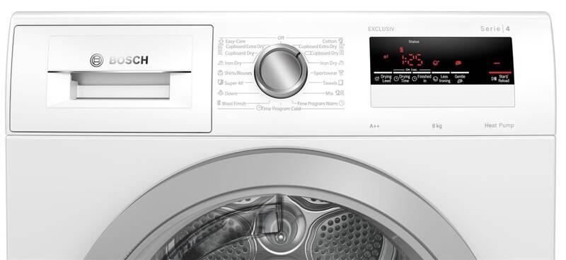 Sušička prádla Bosch Serie 4 WTH85291BY bílá