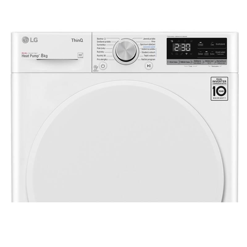 Sušička prádla LG Vivace RC81V5AV0Q bílá