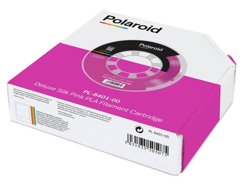 Tisková struna Polaroid Universal Deluxe PLA 250g 1.75mm růžová