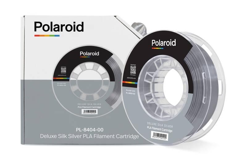Tisková struna Polaroid Universal Deluxe PLA 250g 1.75mm stříbrná, Tisková, struna, Polaroid, Universal, Deluxe, PLA, 250g, 1.75mm, stříbrná