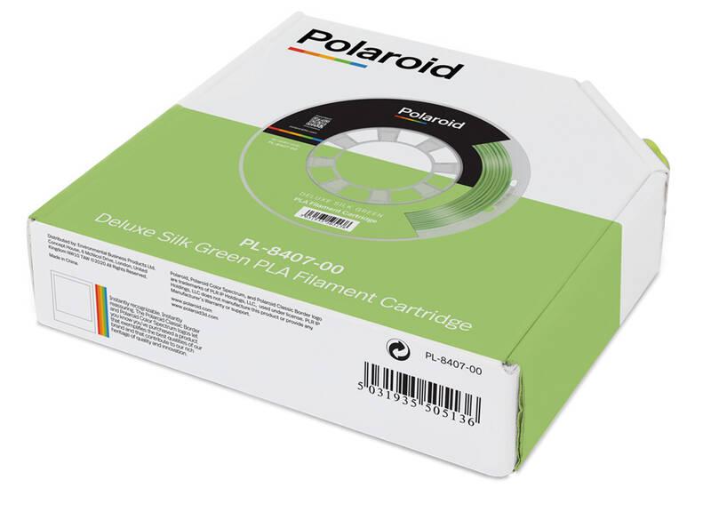 Tisková struna Polaroid Universal Deluxe PLA 250g 1.75mm zelená, Tisková, struna, Polaroid, Universal, Deluxe, PLA, 250g, 1.75mm, zelená