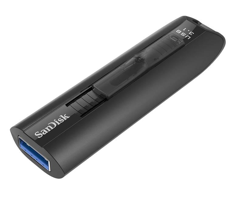 USB Flash Sandisk Cruzer Extreme Go 128GB černý