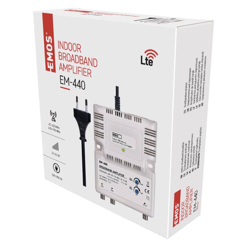 Zesilovač EMOS širokopásmový EM440