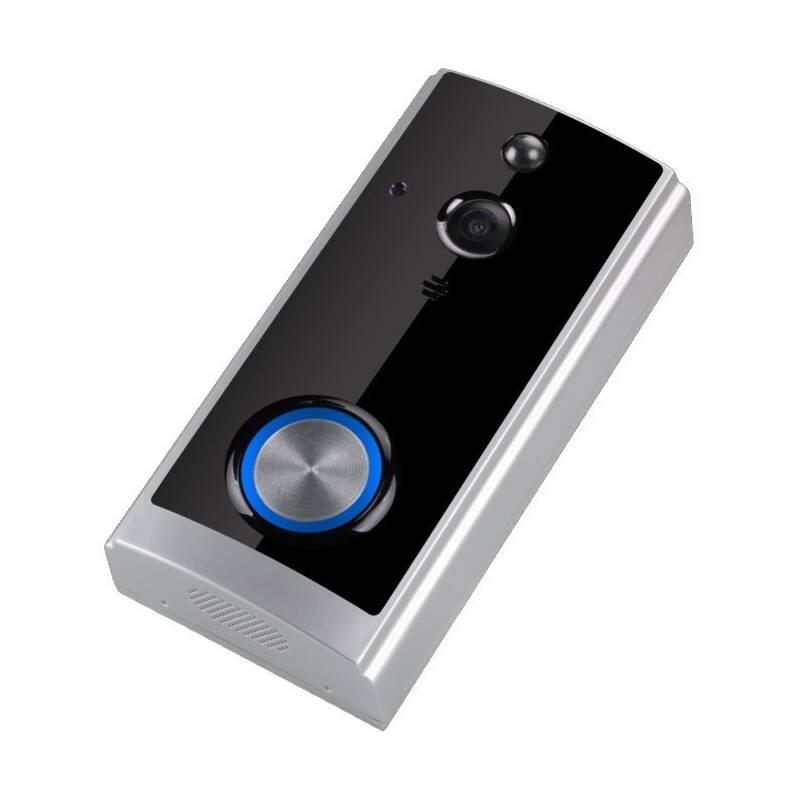 Zvonek bezdrátový IMMAX NEO LITE Smart Video zvonek, WiFi stříbrný