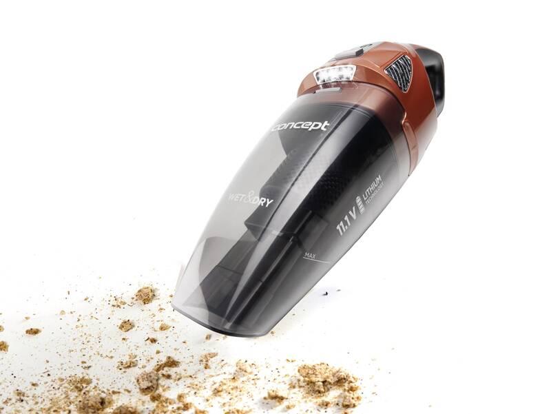 Akumulátorový vysavač Concept VP4360 šedý hnědý