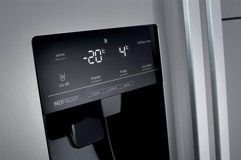 Americká lednice Gorenje NRS9181VX nerez