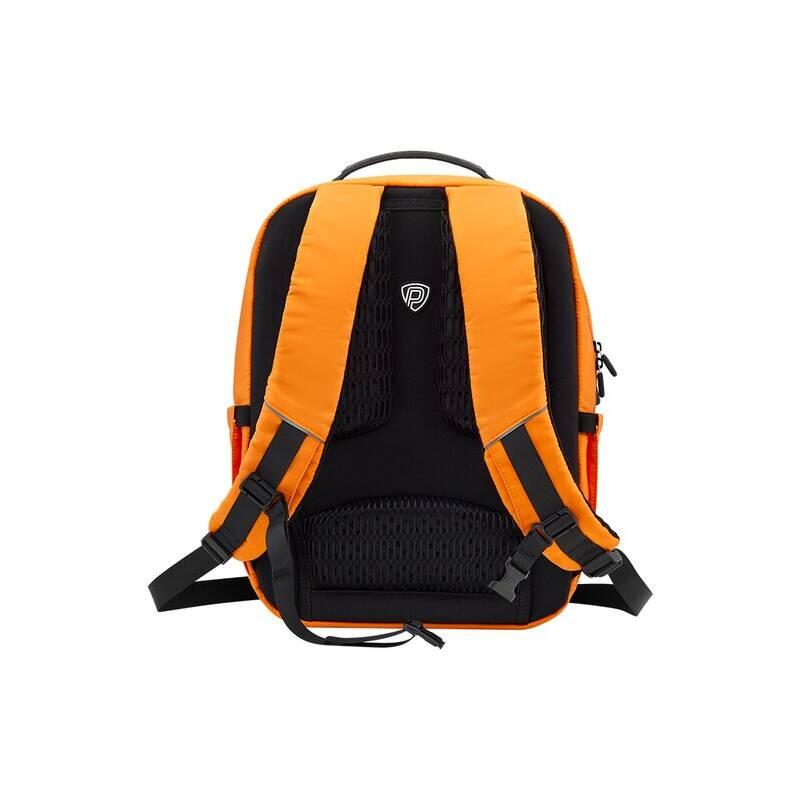 Batoh na notebook Prestigio LEDme MAX 25L černý oranžový
