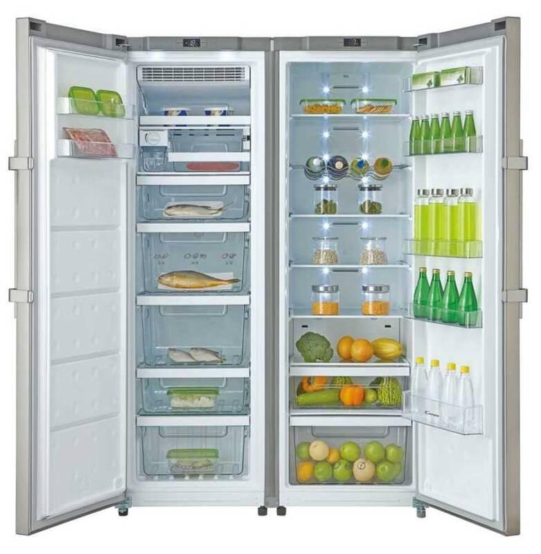 Chladnička Candy CLF 1864 XM N nerez