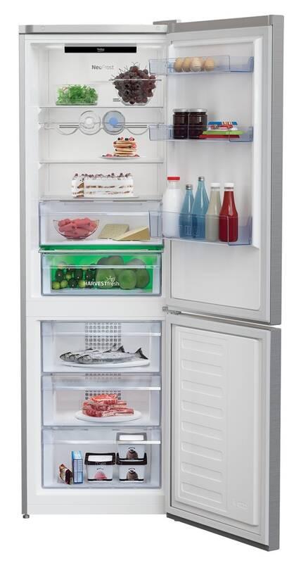 Chladnička s mrazničkou Beko MCNE366E40ZXBN