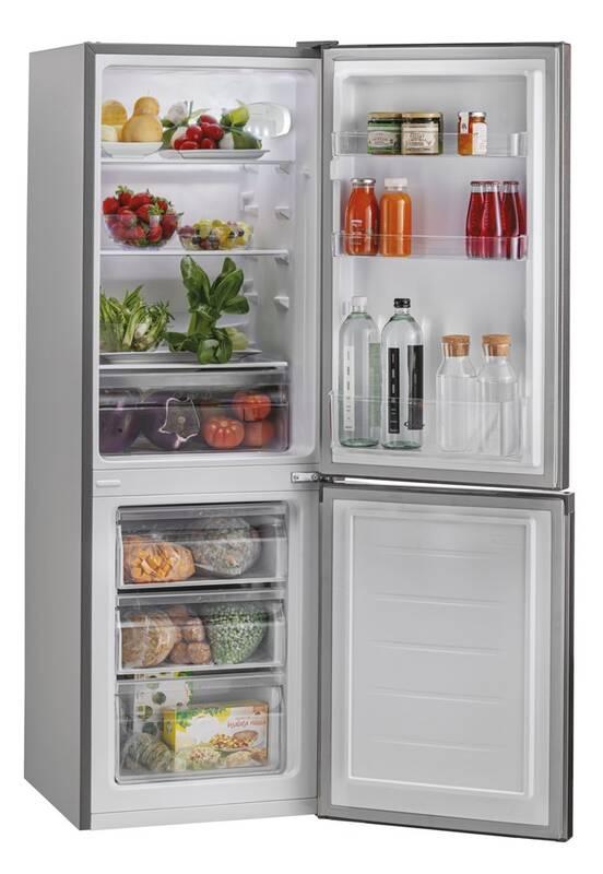 Chladnička s mrazničkou Candy CMCL 4144SN stříbrná