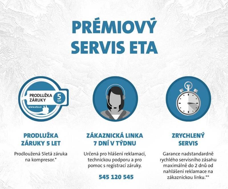 Chladnička s mrazničkou ETA Storio 253090040E béžová