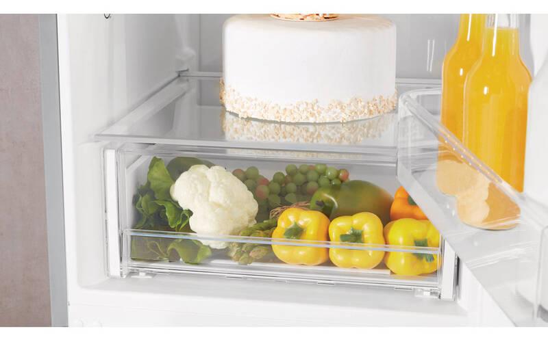 Chladnička s mrazničkou Indesit XIT8 T1E X nerez