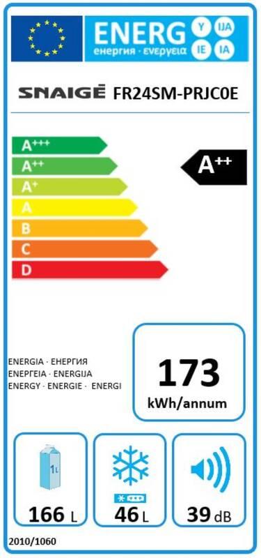 Chladnička Snaige Retro FR24SM-PRJC0E černá