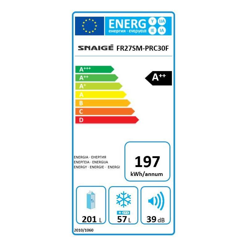 Chladnička Snaige Retro FR27SM-PRC30F béžová