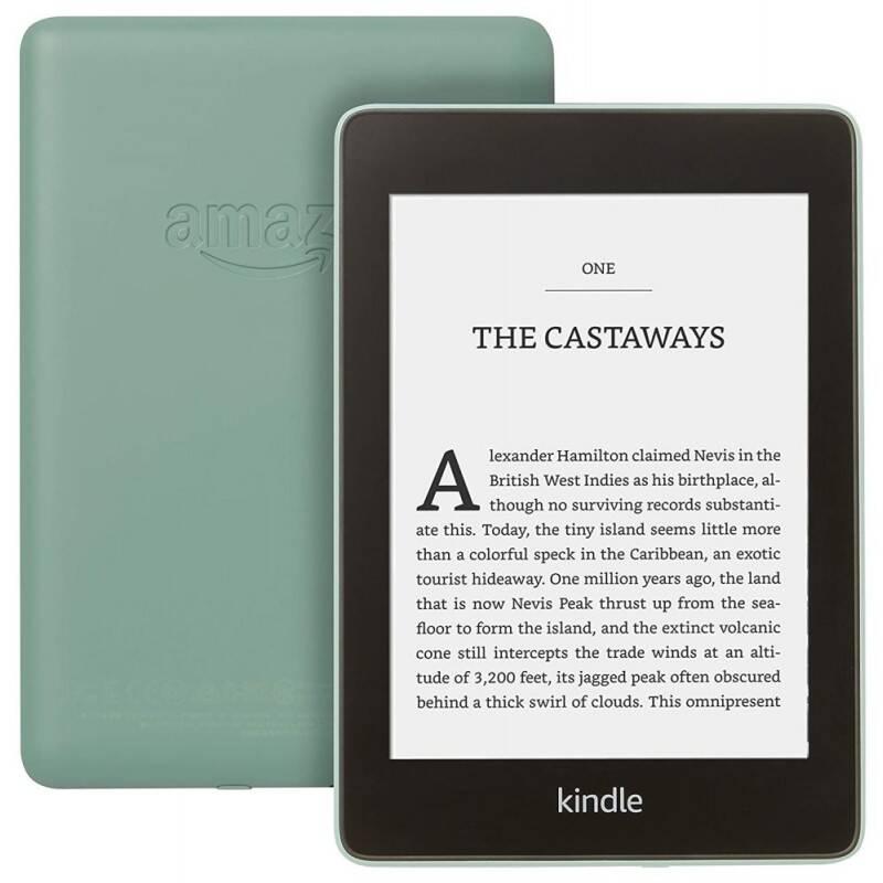 Čtečka e-knih Amazon Kindle Paperwhite 4 2018 s reklamou zelená