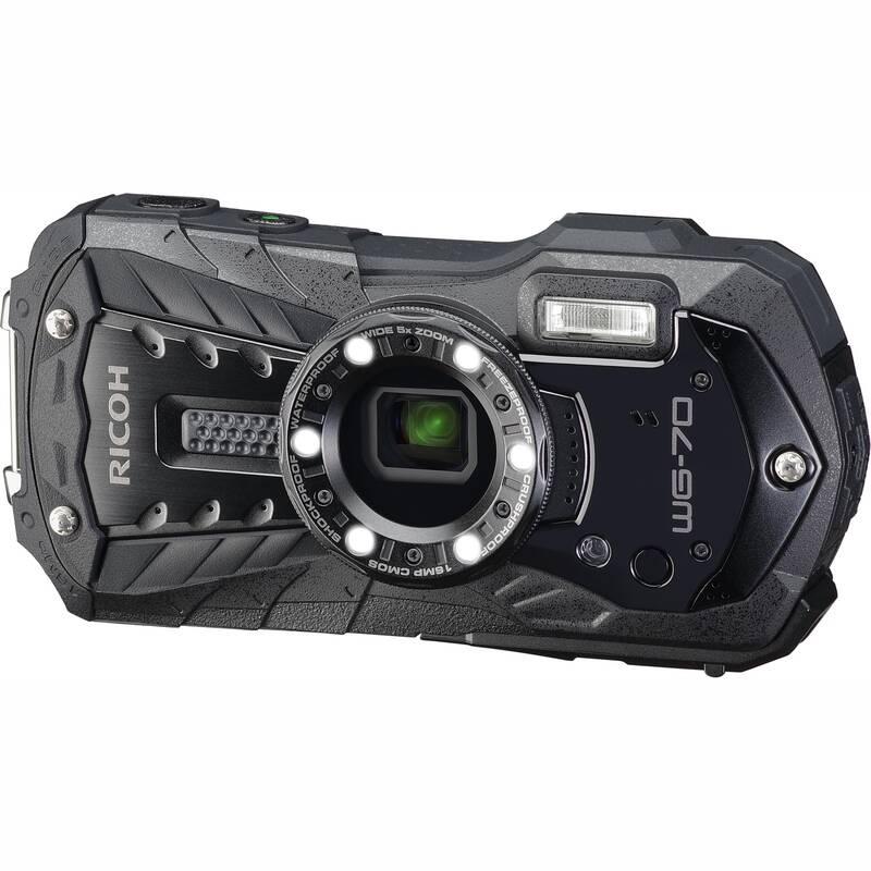 Digitální fotoaparát Ricoh WG70 černý, Digitální, fotoaparát, Ricoh, WG70, černý