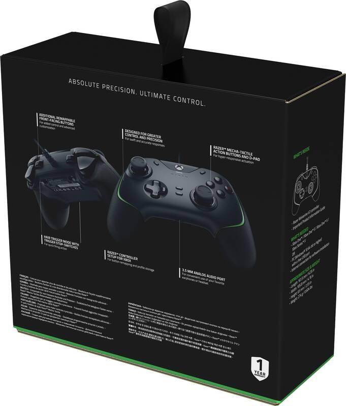 Gamepad Razer Wolverine V2 for Xbox černý
