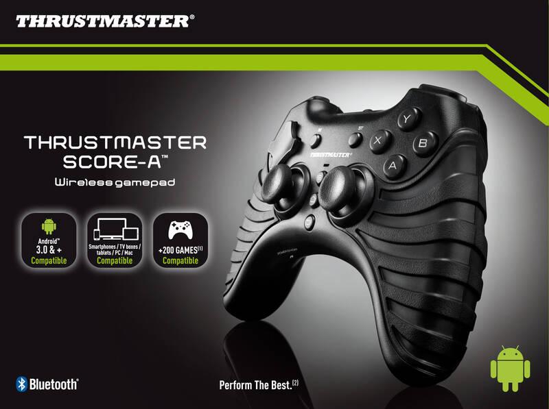 Gamepad Thrustmaster Score-A pro Android 3.0 PC černý, Gamepad, Thrustmaster, Score-A, pro, Android, 3.0, PC, černý