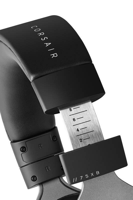 Headset Corsair HS75X Wireless pro Xbox černý