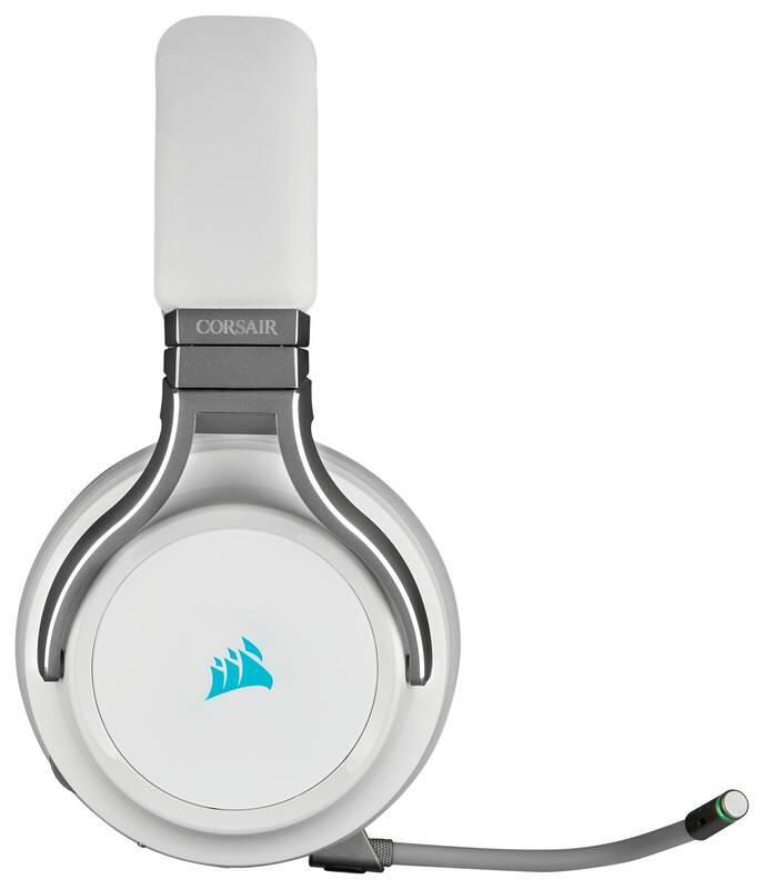 Headset Corsair Virtuoso RGB Wireless High-Fidelity bílý