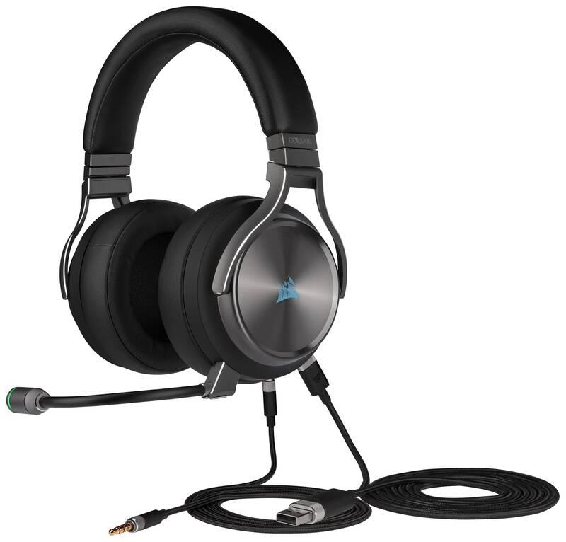 Headset Corsair Virtuoso RGB Wireless SE High-Fidelity šedý