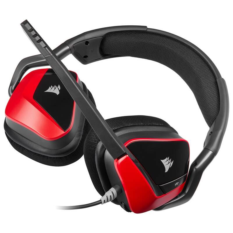 Headset Corsair Void Elite Surround černý červený