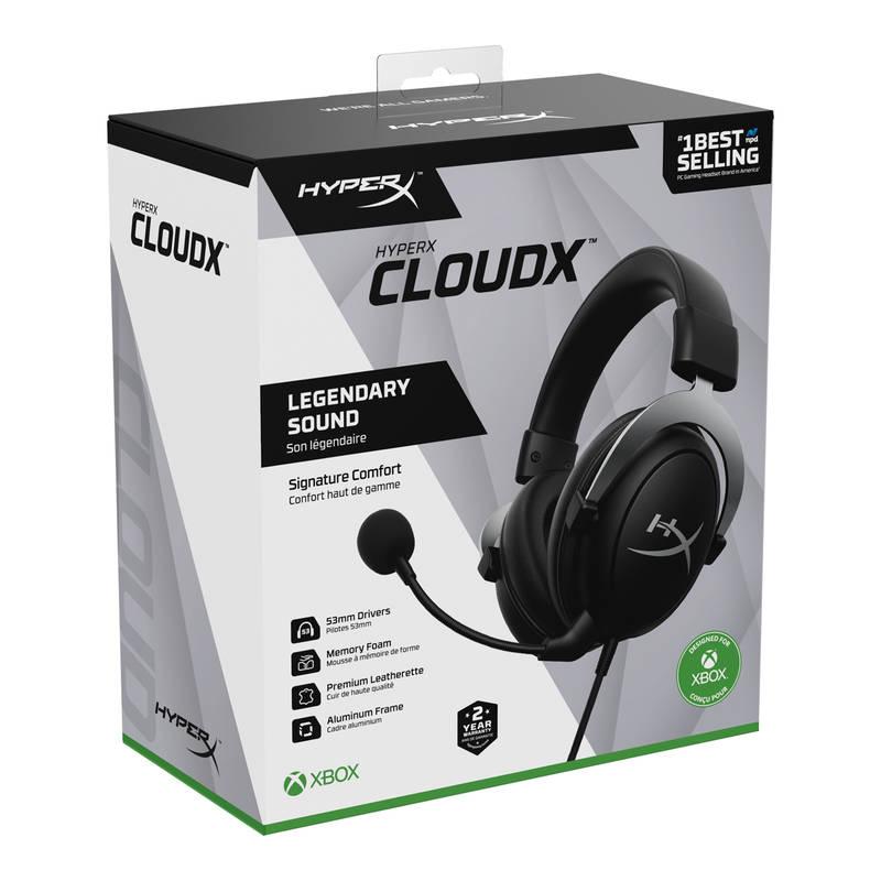 Headset HyperX CloudX pro Xbox Series X S černý