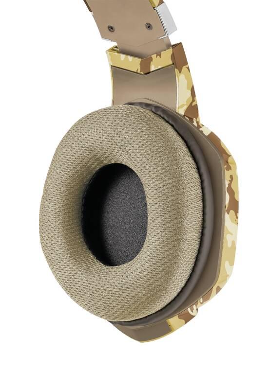 Headset Trust GXT 322D Carus - desert camo, Headset, Trust, GXT, 322D, Carus, desert, camo