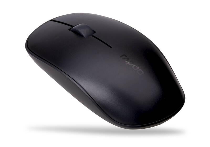 Klávesnice s myší Rapoo 9300M, CZ SK layout černá