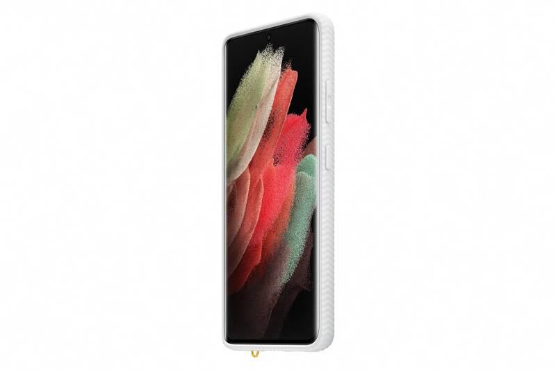 Kryt na mobil Samsung Galaxy S21 Ultra bílý průhledný