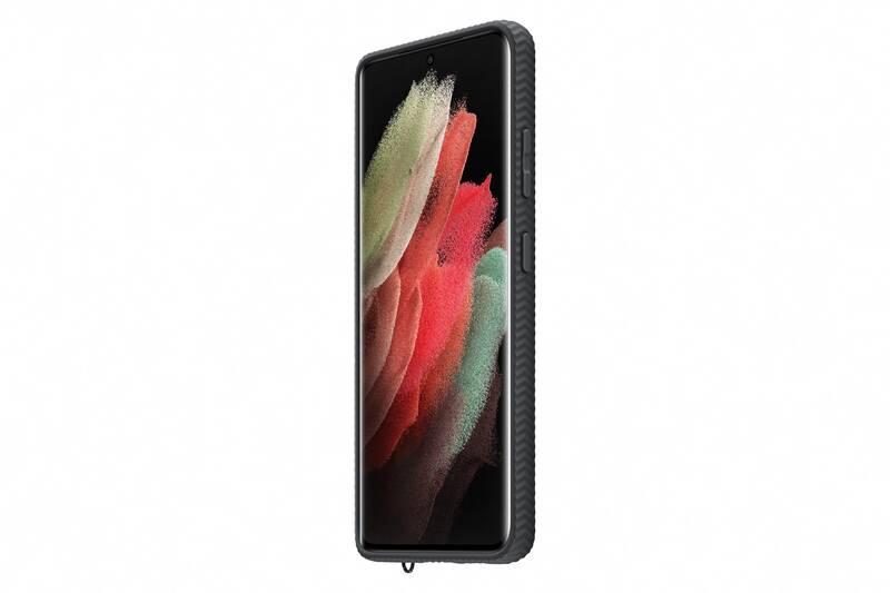 Kryt na mobil Samsung Galaxy S21 Ultra černý průhledný