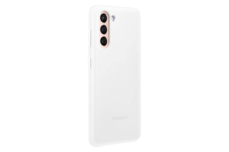 Kryt na mobil Samsung LED Cover na Galaxy S21 bílý