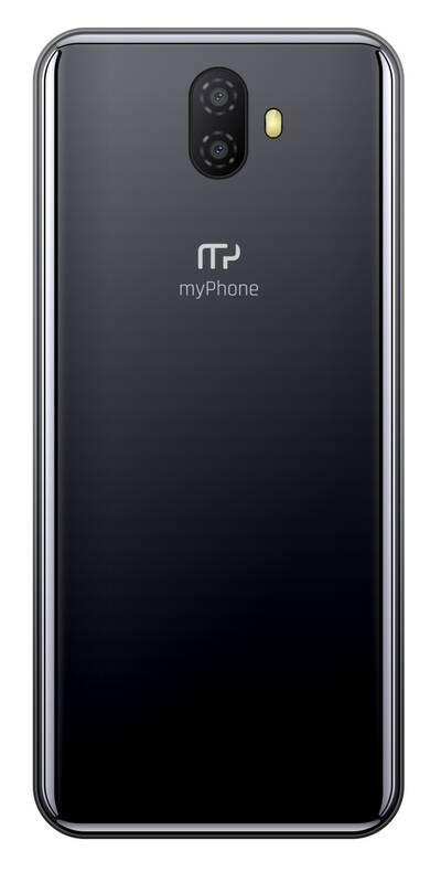Mobilní telefon myPhone Prime 5 černý stříbrný