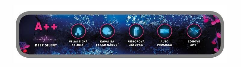 Myčka nádobí ETA 238190010D nerez