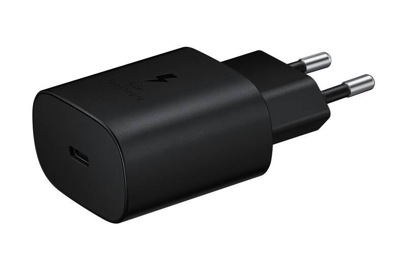 Nabíječka do sítě Samsung USB-C, 25W USB-C kabel černá