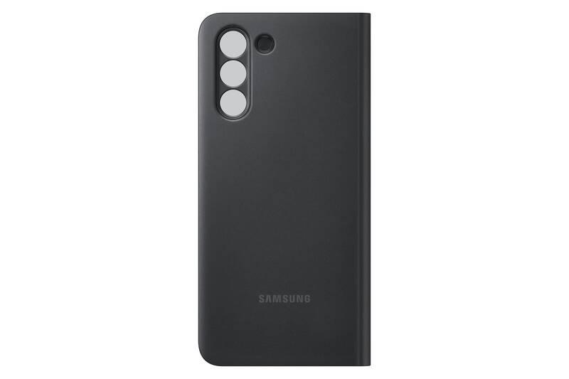Pouzdro na mobil flipové Samsung Clear View na Galaxy S21 černé
