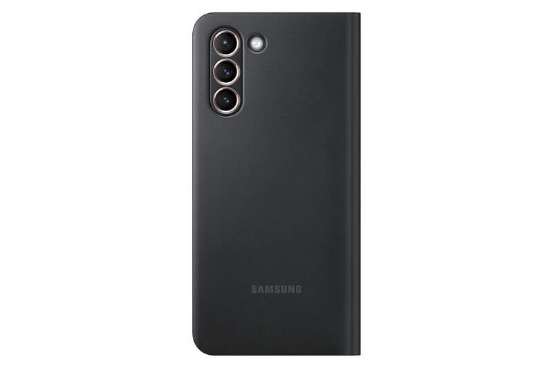 Pouzdro na mobil flipové Samsung LED View na Galaxy S21 černé