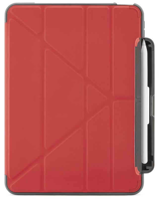 Pouzdro na tablet Pipetto Origami Pencil Shield na Apple iPad Air 10.9" červené