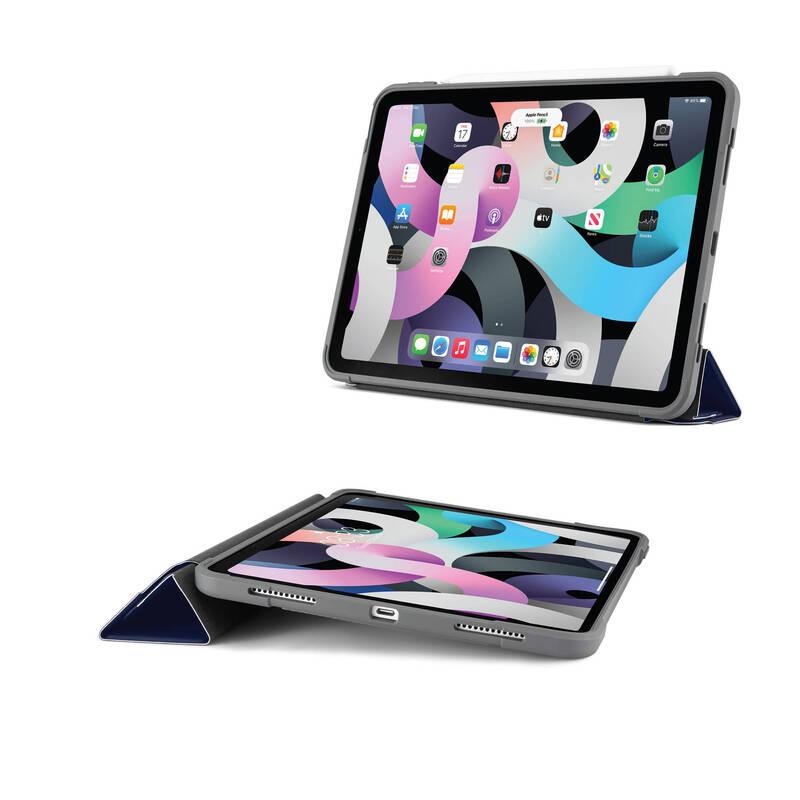 Pouzdro na tablet Pipetto Origami Shield na Apple iPad Air 10.9" modré