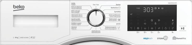 Pračka Beko Premium WUE 8736 CSXN bílá