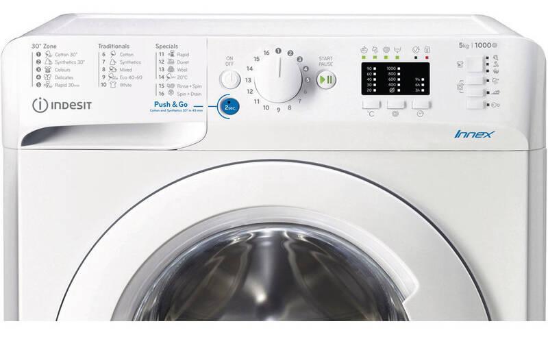 Pračka Indesit Innex BWSA 51051 W EE N bílá, Pračka, Indesit, Innex, BWSA, 51051, W, EE, N, bílá