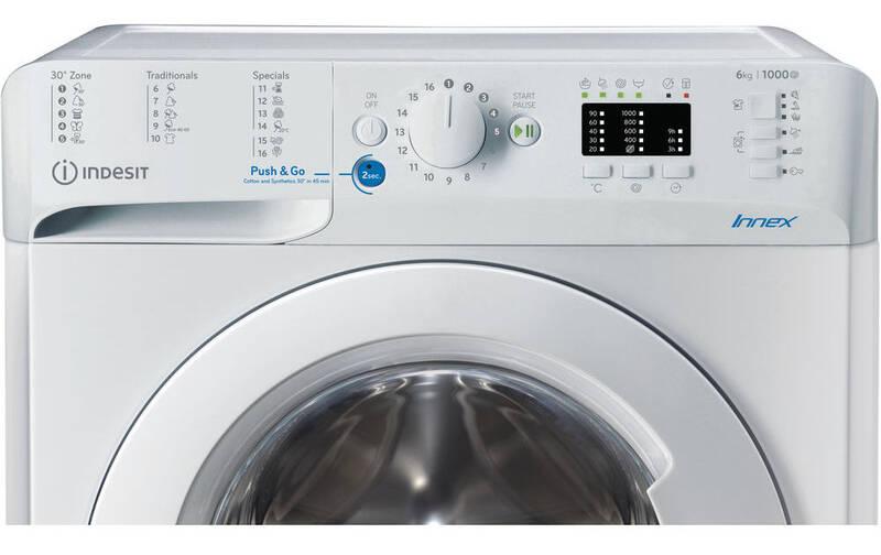 Pračka Indesit Innex BWSA 61051 W EU N bílá, Pračka, Indesit, Innex, BWSA, 61051, W, EU, N, bílá