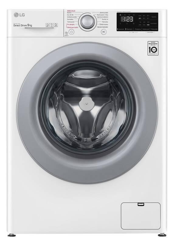 Pračka LG F49V3VW4W bílá