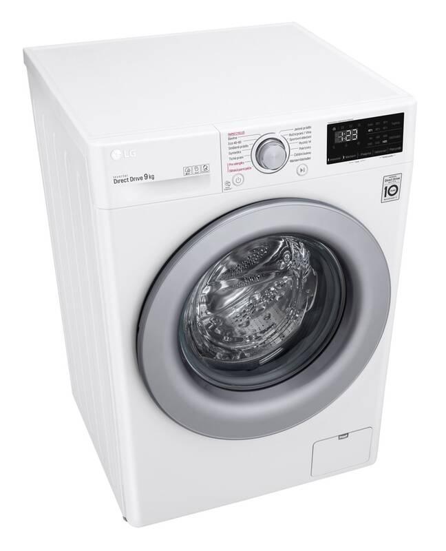 Pračka LG F49V3VW4W bílá