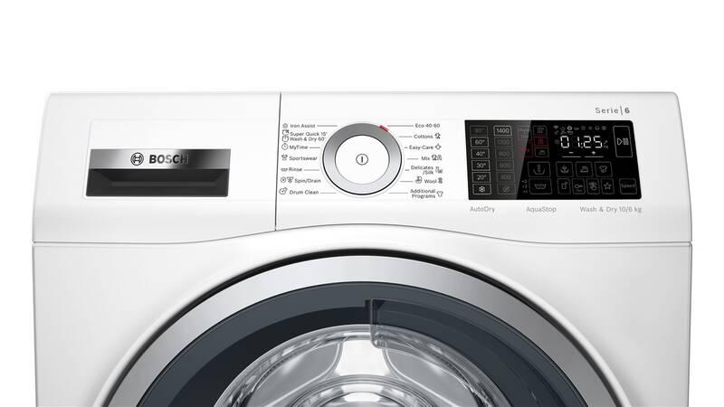 Pračka se sušičkou Bosch Serie 6 WDU8H541EU bílá