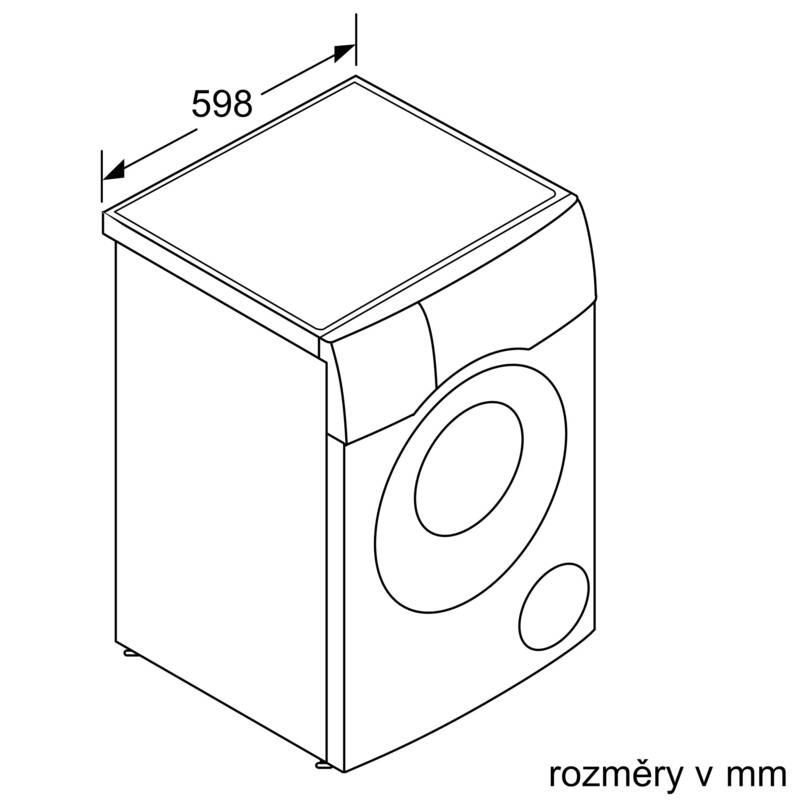 Pračka se sušičkou Bosch Serie 6 WDU8H541EU bílá
